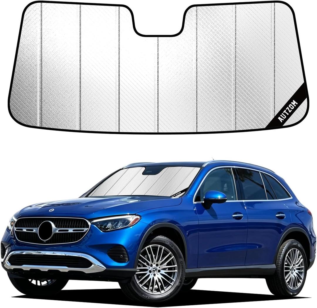 Windshield Sun Shade for Benz GLC 2023-2026, Vehicle-Specific Design