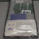 100% Blackout Shield Linen Blackout Curtains for Bedroom 108 Inches Long, Back Tab/Rod Pocket Living Room Drapes, Thermal Insulated Blackout Curtains 2 Panels Set, 50" W x 108" L, Grey