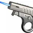 Torch Lighter - Windproof Blue Flame Refillable Butane Lighter with Adjustable Flame, Gift-Ready Box, Stress-Relief Features, Perfect for Outdoor Use & Special Occasions(Gas Not Include) (Black)