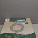 YULETIME 24" Christmas Wreath, Artificial Holiday Wreath with Baubles, Berries, Leaves, Spruce Branches, Snowy Pine Needles (Pink Bauble)