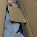 EAST OAK Outdoor Storage Box, 120 Gallon Deck Box with Stainless Steel Rods Large Resin Storage Bin for Patio Cushions, Garden Tools, Waterproof and UV Resistant, Lockable, Grey