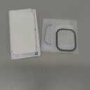 ESR 2 Pack Armorite Screen Protector for Apple Watch Ultra 3 /Ultra 2 /Ultra (49 mm), Military Grade Protection, Tempered Glass Film with Aluminum Alloy Frame, Keep Original, Titanium & Black