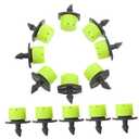 100pcs Balcony Drip Irrigation Emitter Plant Drip Watering System Adjustable Rate Irrigation Parts for Garden