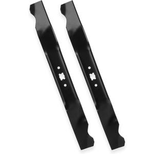 21" Mower Mulching Blades for 942-0741 742-0741 742-0741A 942-0741A Cub Cadet MTD Troy Bilt Craftsman CC989 M250 M260 M110 TB 21 inch Deck Lawn Mower Replace 742-04276 942-04276 490-100-C089, Black