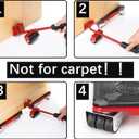 Yopay 5 Pack Furniture Mover Steel Tri-Dolly, 360 Rotation Wheels Furniture Dolly for Sofa Cabinet Refrigerator