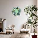 18 Inch St Patrick's Day Wreath for Front Door Green Mesh Wreath with Shamrock, Irish St Patricks Day for Indoor Outdoor Decorations Wall Home Decor