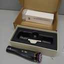 INIA 3-in-1 Skin Tightening Device True Beauty Glow Facial Massager Red Light Therapy for Face and Neck (Black)