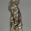 Curly Clip In Hair Extensions, 4PCS 20 Inch Ash Blonde with Highlights Extensions Clip Ins Lace Weft Curly Invisible Natural Hairpieces for Women