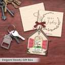 5 x New Home Ornament 2025 - House Warming Gifts for Homeowner Couples Men Women, Cute Christmas Ornaments for Tree Decor, Our First House Ornament, New Home Gift Ideas for Friends Neighbors