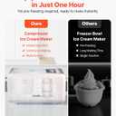 VEVOR Automatic Ice Cream Maker with Built-in Compressor, 2 Quart No Pre-freezing Gelato Maker, Electric Sorbet-Maker, 3 Modes Compressor Ice Cream Machine for Home Kitchen