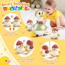 KETIEE Tummy Time Baby Toys 6-12 Months: Musical Dancing Duck Family for Babies, Little Ducks Crawling Toy Set, Interactive Duck Infant Toys for 1-2rd Boys Girls Birthday