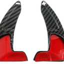 Steering Wheel Paddle Shifter Extension Cover Compatible for Challenger Durango Charger 2015-2023 Compatible for Grand Cherokee 2014-2020 Car Paddle Shifter Extended Shift Paddle Cover Trims