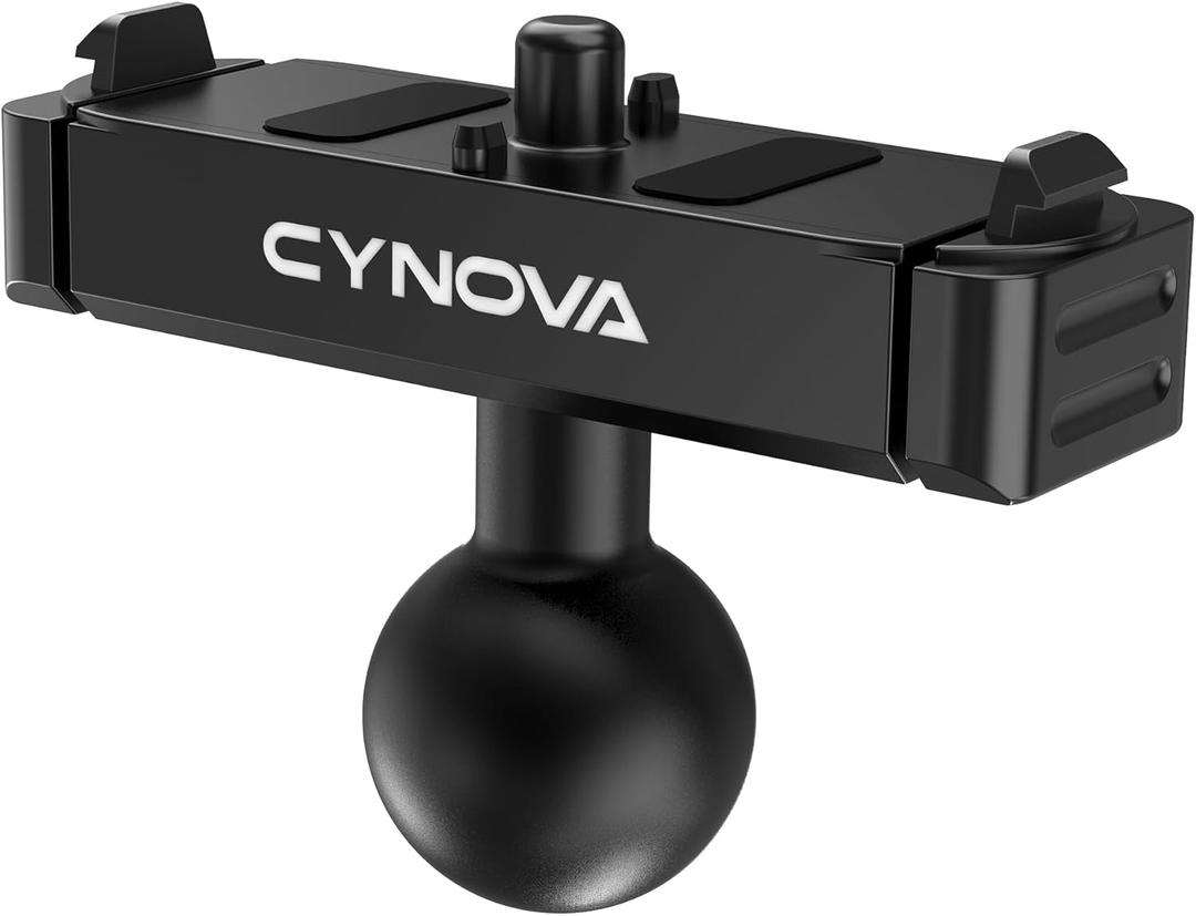 CYNOVA Magnetic Latch Ball Joint Mount for Go Pro HERO13 Black for Go Pro Hero 13 Accessories, Metal Quick Swap Mount Adapter Compatible with All Go Pro Mounts, Easy Attach Release Dual-Latch Design