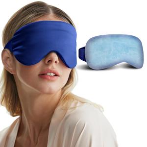 Hsa Store Eligible Items Fsa: Cold Compress for Migraines Headache Puffiness Dark Circles, Face Ice Pack for Sleep Puffy Eyes, Reusable Cooling Gel Eye Mask (Blue)