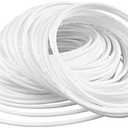 White 1/4" RO Tubing at 70F-120PSI to 150F-60PSI 1/4" Flexible water pipes 1/4-inch Plastic NSF Certified CCK Tubing15 Feet)