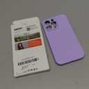 Vooii Compatible with iPhone 13 Pro Case, Liquid Silicone Upgrade [Camera Protection] [Soft Anti-Scratch Microfiber Lining] Shockproof Phone Case for iPhone 13 Pro 6.1 inch - Light Purple