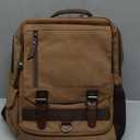 Leaper Retro Crossbody Bag Sling Bag Canvas Messenger Bag for Men Women Shoulder Bag Crossbody Handbags Satchel Travel Bag (X-Large, Coffee 2)