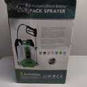 4.9Ah Battery Powered Backpack Sprayer 4 Gallon, Doubled The Capacitance, Equipped with a Big Pump, Ultra-Long Power Supply Lithium Battery Waterproof Sprayer for Spraying, Cleaning (Inventor 7 Ultra Long&Enhance Pump 4Gal)