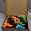 Zhengmy 12 Pieces Mini Hot Glue Gun Crafts Hot Melt Guns Fast Preheating and Easy Squeeze Trigger for School DIY Arts Class Projects Office Home Quick Repairs (Multicolored)