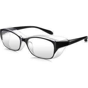 Dollger Safety Glasses With Progressive Reading Lens and Blue Light Eye Protection Safety Goggles (Black)