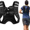 Weighted Vest for Men WorkoutStrength Training Weight Vest for Men and Women, Workout Equipment for Training,Running,Jogging,etc - 8lbs,12lbs,16lbs,20lbs,25lbs,30lbs (20LBS (9.1KG), black)