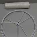 Drum Lamp Shades Set of 2, Lamp Shade for Table Lamp, 13" Top x 13" Bottom x 10" High Fabric Lampshade, Decorative Lamp Shades, Easy Assembly Required (Beige)