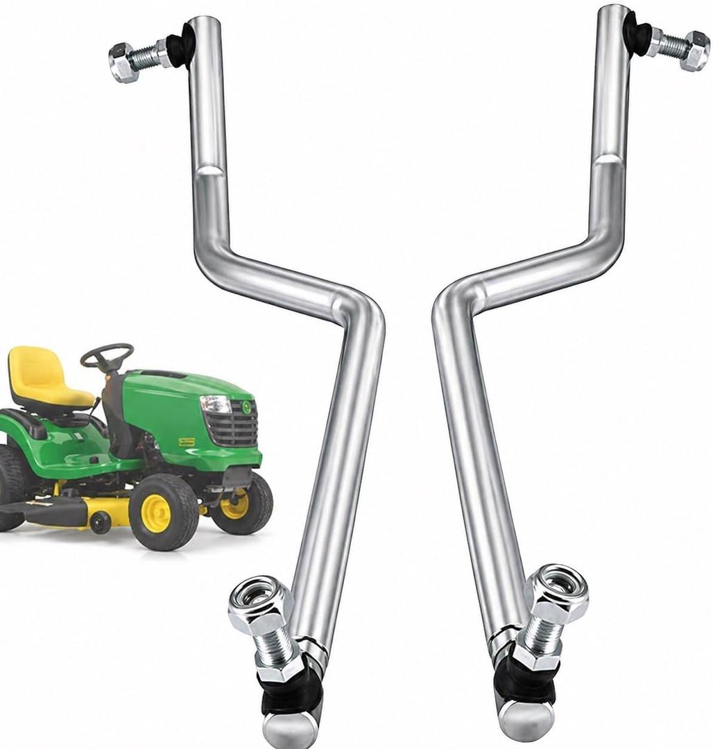 Dokili Upgraded Drag Link Tie Rod Set (LH&RH) for John Deere L100 L105 L108 L110 L111 L118 L120 L130 G110 Riding Mowers Replaces GY20491 GY20492, Includes 4 Locknuts