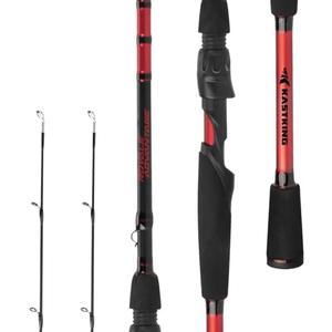 KastKing Royale Advantage Fishing Rod, Spinning Rod & Casting Rod, IM6 Graphite Blanks, 2-Pieces Rods with Extra Tip Section,KastFlex Technology, Power Transition System, EVA Handle