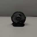 SWEETFULL USB Desk Fan Small Quiet - 3 Speeds Mini Personal Portable Fan 360 Rotation Adjustable, 5.5 Inch Office Table Cooling Gadgets on Desktop (Black)