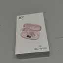 JCY Hearing Aids, Bluetooth Hearing Aids for Seniors Featuring Digital Chips and Volume Control, 16-Channel Sound Processing, 5-Level Volume Adjustment, and 100H Wireless Charging Case (PINK)