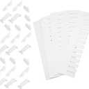 Unomor 1set Adjustable Drawer Dividers Organizer for Kitchen and Closet Easy to Use Plastic Partition for Makeup Office Supplies and More Stackable Design