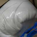Queen Size Mattress Topper for Back Pain, Cooling Extra Thick Mattress Pad Cover with 8-21 inch Deep Pocket, Plush Pillow Top Mattress Topper Overfilled with Down Alternative, Queen Size, White