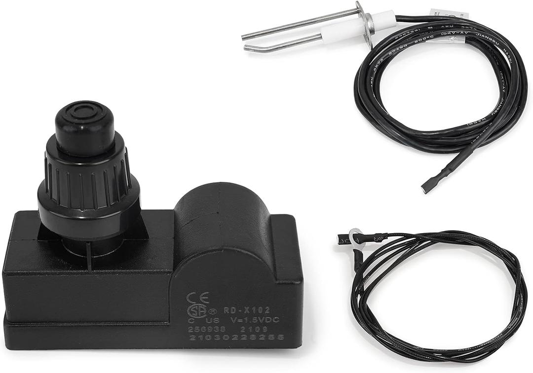 Stanbroil Fire Pit Push Button Ignition Kit with 2 Outlet and Ground Wire for Fire Pit Gas Burner System, AAA Battery