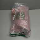 Pink Washable Fluffy Rugs for Bedroom Small Circle Faux Rabbit Shag Fur Area Rugs for Living Room Nursery Round Rug 3ft Rug