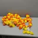 Marigold Garland for Decoration 5 Pcs of 5 feet Long Strands Artificial Marigold Flowers with Bell, Indian Dcor for Pooja/Diwali/Wedding/Christmas (Yellow)