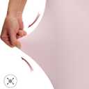 NANJI High Waisted Leggings with Pockets for Women - Buttery Soft, Stretch Yoga Pants, Squat Proof Casual Workout Leggings (Pink, XL)