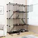 STILLCOVE Cat Cage Indoor, Big Wire Cat Cage Kennels Enclosures DIY Playpen Crates, Pet Pen C&C Cage for Multiple Cats Kittens Rabbits Bunny Ferrets Chinchilla and Small Animals