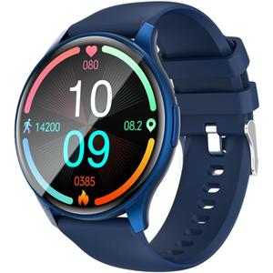 SLuB Smartwatch Talking 1.43' Large Touchscreen Bluetooth 5.3 Music Player Sports Watch IP67 Dust and Water Resistant Sleep Monitor Long Battery LifeBlue
