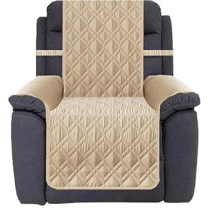Waterproof Nonslip Recliner Cover Stay in Place, Dog Chair Cover Furniture Protector, Ideal Recliner Slipcovers for Pets and Kids, 23"
