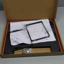 Floating Under TV Game Double Shelf Stand for Xbox Series S/X, Projector/Router/Entertainment Center, Projector Holder Accessories, Black/Red