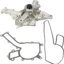 IRONTEK AW9379 Engine Water Pump Fit for Mercedes-Benz (01-05 C240/ 01-05 C320/ 06 CLS500/ 98-05 E320/ 02-08 G500) #A1122010601 147-2250 251-713