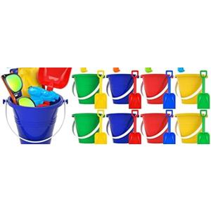 Pool Party Favors Beach Party Favors - 48 PCS Pool Toys For Kids Ages 3-8, Sand Bucket and Shovels Set, Pool Party Supplies, Sand Toys