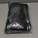 BAGAIL 6 Set Compression Packing Cubes Travel Accessories Expandable Packing Organizers (Half Mesh, 6-Black)