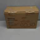 Umatoll Colorful Lighting Baby Balance Bike Toys for 1 Year Old Boys Gifts, Adjustable Seat Baby Walker, One Year Old Boy Birthday Gifts, 12-24 Months Toddler First Ride on Toys (Black)