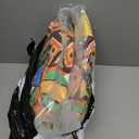 Happy Nappers Pillow & Sleepy Sack- Comfy, Cozy, Compact, Super Soft, Warm, All Season, Sleeping Bag with Pillow- Lion (Large)