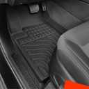 Car Floor Mat for Jeep Grand Cherokee L: Rubber Custom Fit 1st & 2nd & 3th Row Cargo Liner Set - All Weather Accessories Only for 6-Passenger Without Center Console 2021 2022 2023 2024 2025 2026