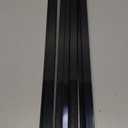 Tenare 4 Pieces Hanging File Rails PVC Black File Rails Hanging System Keeping Your Folders Neat and Organized(1/2 Inch Drawer Sides 15.8 Inch Long)