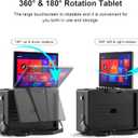 Smart Karaoke Machine with 14 Tablet, Screen & Lyrics Display, Professional Karaoke Speaker, 2 Wireless Microphones, Bluetooth PA System, WiFi, HDMI, and LED Lights for Adults