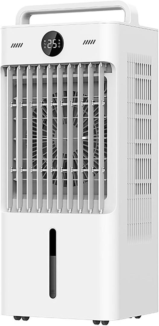 Standing Fan, Portable Air Cooler Fans, Air Circulation Cooling Fan With Dual Water Tanks, for Bedroom Living Room and Office