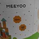 MEEYOO 100pcs Wooden Blocks for Toddlers 1-3, Building Blocks for Toddlers 1-3, Wooden Block for Baby Shower with Storage Bucket, Montessori Toys for Preschool Girls and Boys
